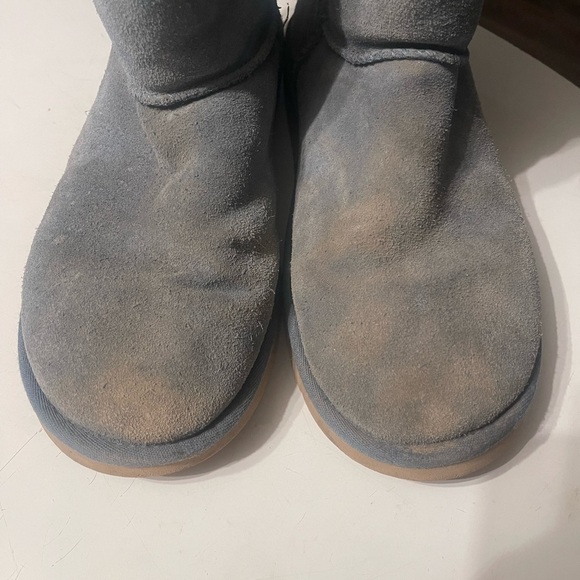 Koolaburra By Ugg Classic Short Women’s Size 9 Blue Suede Boots Flawed - Picture 7 of 10